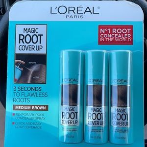 L'Oreal Paris Magic Root Cover Up Medium Brown3 pk